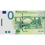 0 Euro biljet Müngstener Brücke - Deutschlands höchste Eisenbahnbrücke